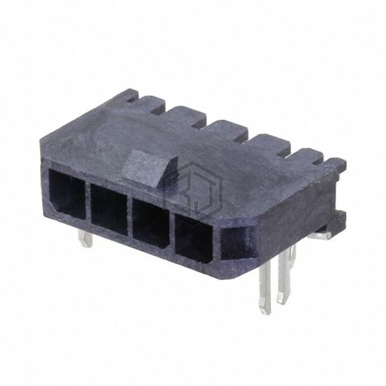 DML-1-04-A-H-T-A-BL - Adam Tech - Rectangular Connectors - Headers, Male Pins