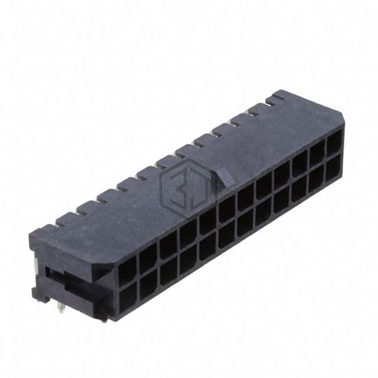 DML-24-A-H-T-A - Adam Tech - Rectangular Connectors - Headers, Male Pins