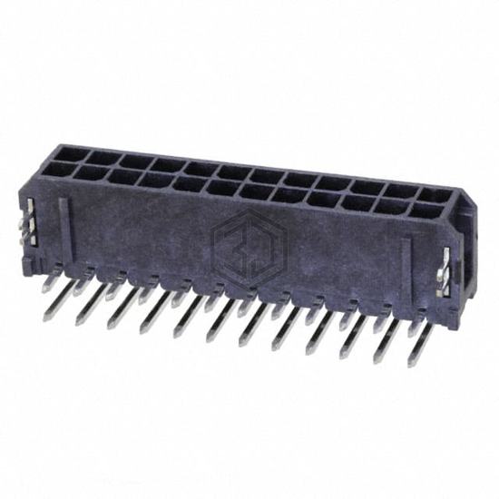 DML-24-A-H-T-A-SBL - Adam Tech - Rectangular Connectors - Headers, Male Pins
