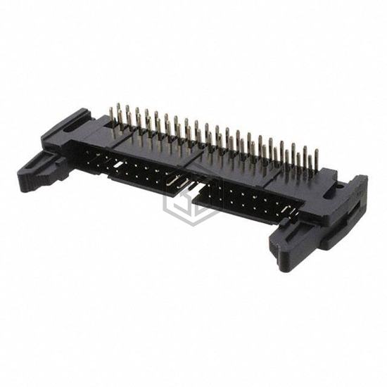 MHR-40-HUAS - Adam Tech - Rectangular Connectors - Headers, Male Pins