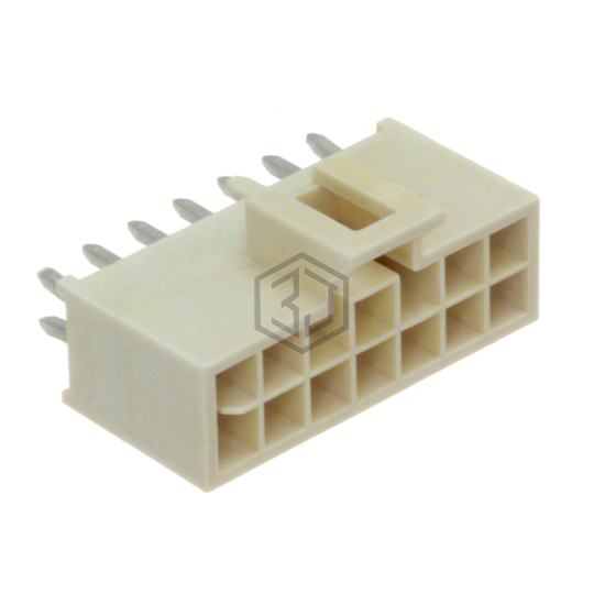 1053102114 - Molex - Rectangular Connectors - Headers, Male Pins