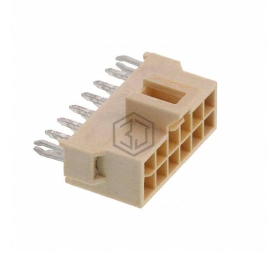 1053122312 - Molex - Rectangular Connectors - Headers, Male Pins