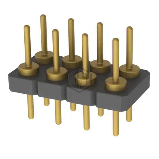 435-10-208-00-160000 - Mill-Max Manufacturing Corp. - Rectangular Connectors - Headers, Male Pins