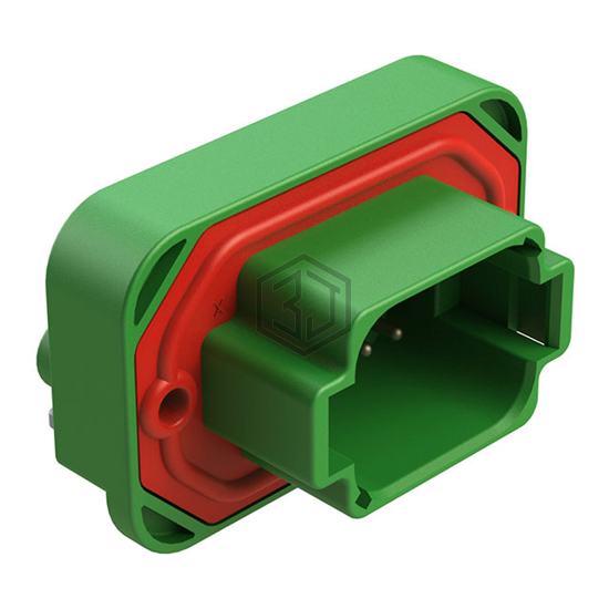 AT13-08PC-BM03 - Amphenol Sine Systems Corp - Rectangular Connectors - Headers, Male Pins