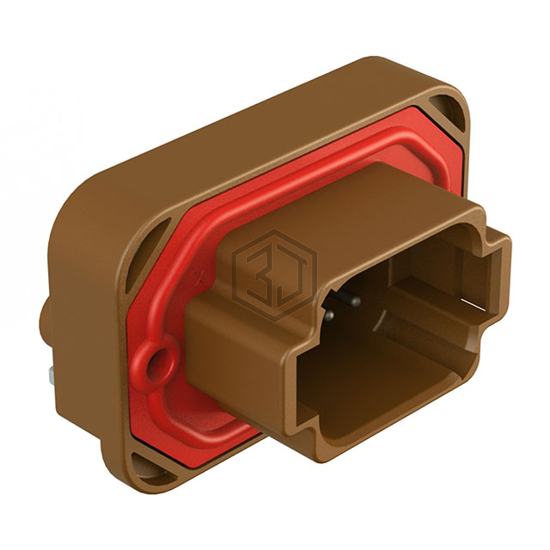 AT13-08PD-BM03 - Amphenol Sine Systems Corp - Rectangular Connectors - Headers, Male Pins