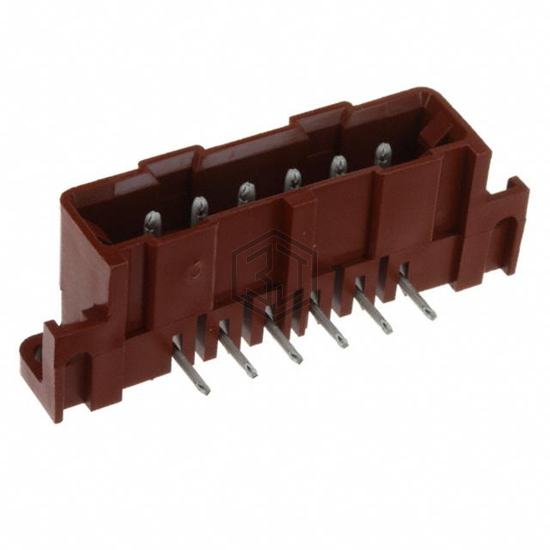 207378-6 - TE Connectivity AMP Connectors - Rectangular Connectors - Headers, Male Pins