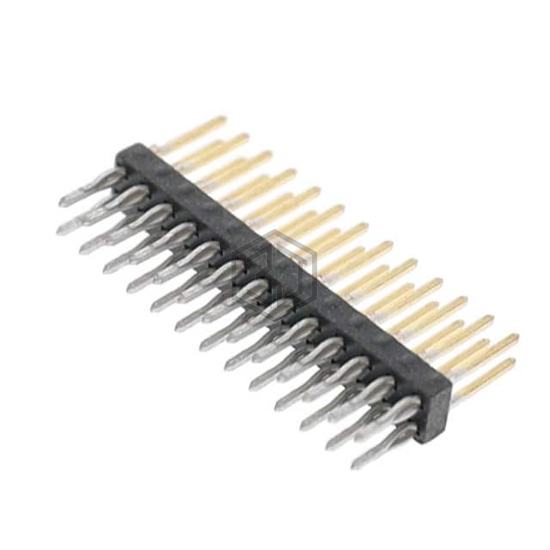 1-103542-2 - TE Connectivity AMP Connectors - Rectangular Connectors - Headers, Male Pins