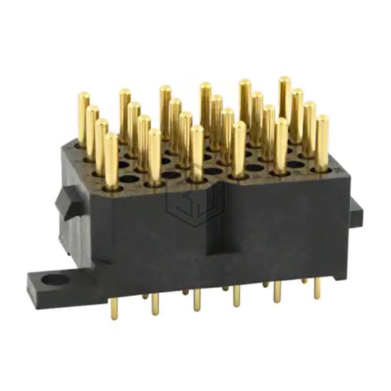 SMS24GE4 - Souriau-Sunbank by Eaton - Rectangular Connectors - Headers, Male Pins