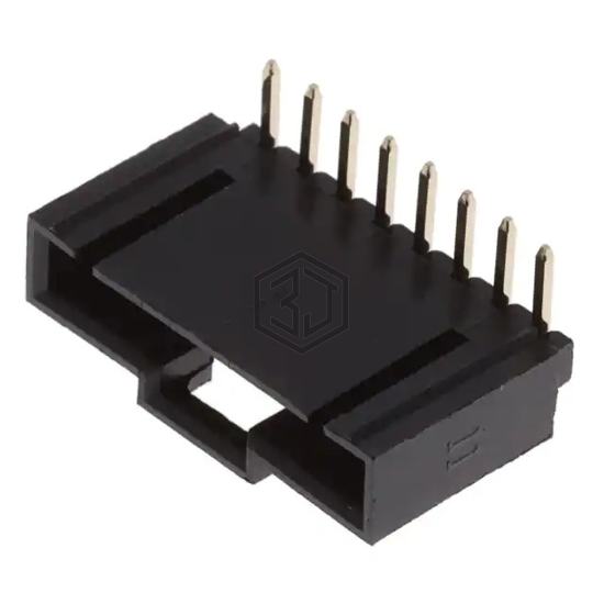CDR-08-GR - Adam Tech - Rectangular Connectors - Headers, Male Pins