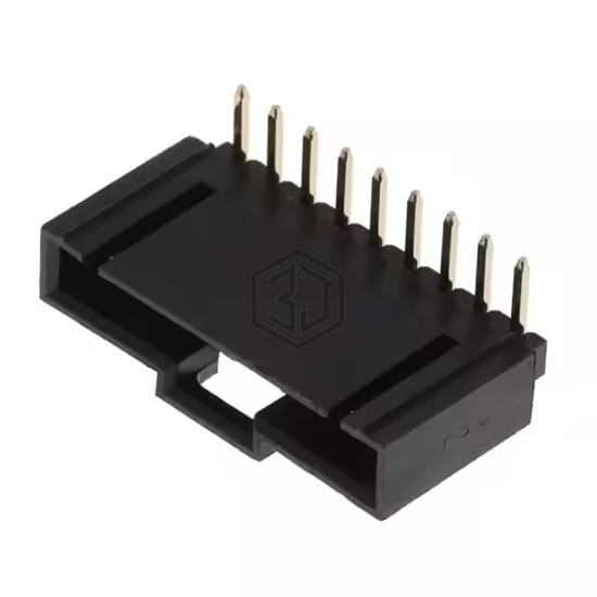 CDR-09-GR - Adam Tech - Rectangular Connectors - Headers, Male Pins