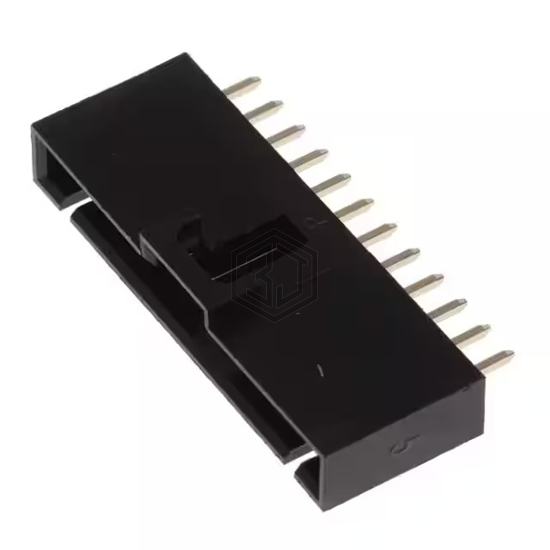 CDR-12-GS - Adam Tech - Rectangular Connectors - Headers, Male Pins