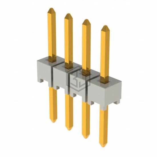 HTSW-104-08-G-S - Samtec Inc. - Rectangular Connectors - Headers, Male Pins