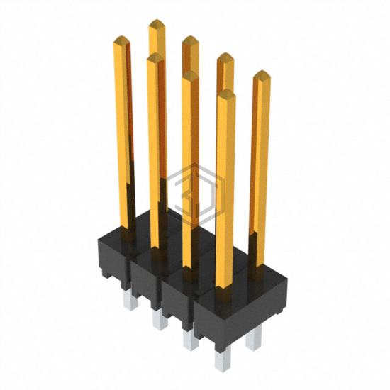 TSW-104-15-F-D - Samtec Inc. - Rectangular Connectors - Headers, Male Pins