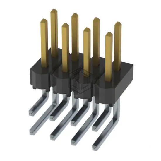 HTSW-104-08-F-D-RA - Samtec Inc. - Rectangular Connectors - Headers, Male Pins