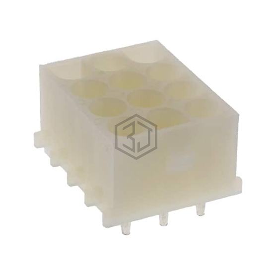 DME-12-S2-P-SQ - Adam Tech - Rectangular Connectors - Headers, Male Pins