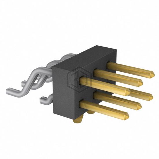 TSM-103-01-L-DH-A - Samtec Inc. - Rectangular Connectors - Headers, Male Pins