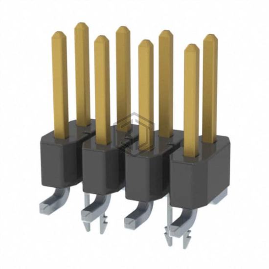 TSM-104-01-L-DV-LC - Samtec Inc. - Rectangular Connectors - Headers, Male Pins