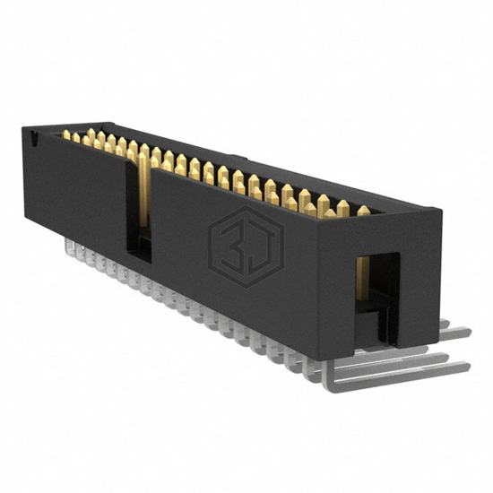 TST-120-04-L-D-RA - Samtec Inc. - Rectangular Connectors - Headers, Male Pins