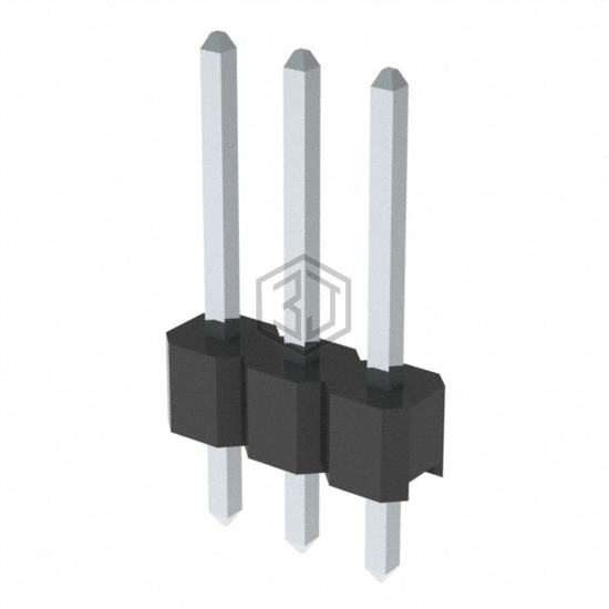 PREC003SFAN-RC - Sullins Connector Solutions - Rectangular Connectors - Headers, Male Pins