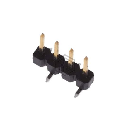 2842102-4 - TE Connectivity AMP Connectors - Rectangular Connectors - Headers, Male Pins