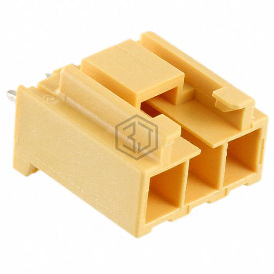 176976-4 - TE Connectivity AMP Connectors - Rectangular Connectors - Headers, Male Pins