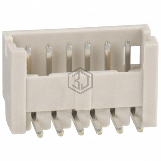 DF13-6P-1.25DS(20) - Hirose Electric Co Ltd - Rectangular Connectors - Headers, Male Pins
