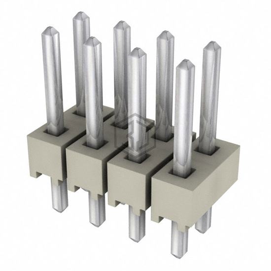 HTSW-104-07-T-D - Samtec Inc. - Rectangular Connectors - Headers, Male Pins