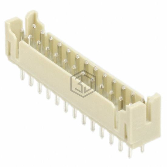 2-1470109-6 - TE Connectivity AMP Connectors - Rectangular Connectors - Headers, Male Pins