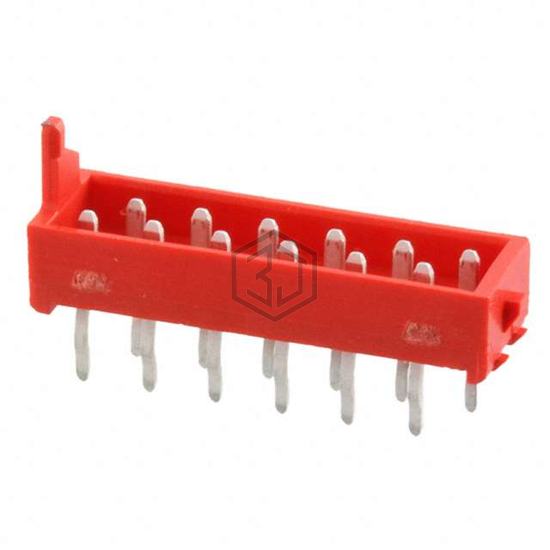 1-215464-2 - TE Connectivity AMP Connectors - Rectangular Connectors - Headers, Male Pins