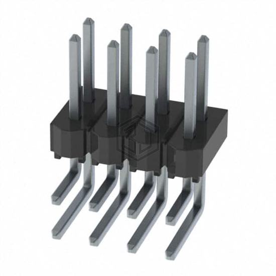 HTSW-104-08-T-D-RA - Samtec Inc. - Rectangular Connectors - Headers, Male Pins
