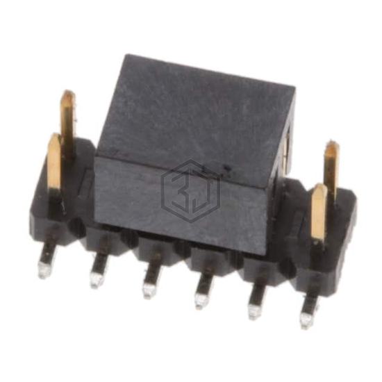2842142-6 - TE Connectivity AMP Connectors - Rectangular Connectors - Headers, Male Pins