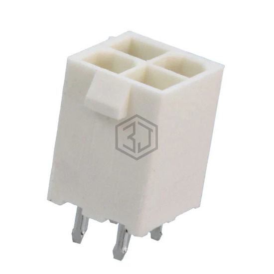 1586768-4 - TE Connectivity AMP Connectors - Rectangular Connectors - Headers, Male Pins