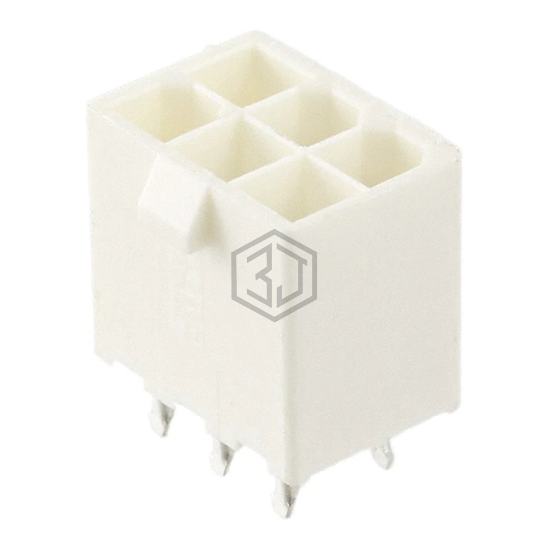 1586768-6 - TE Connectivity AMP Connectors - Rectangular Connectors - Headers, Male Pins
