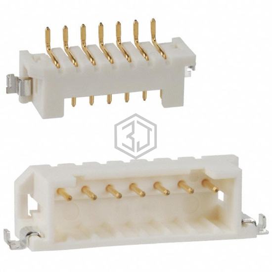DF3EA-7P-2H(51) - Hirose Electric Co Ltd - Rectangular Connectors - Headers, Male Pins