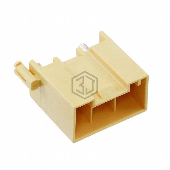 1747996-4 - TE Connectivity AMP Connectors - Rectangular Connectors - Headers, Male Pins