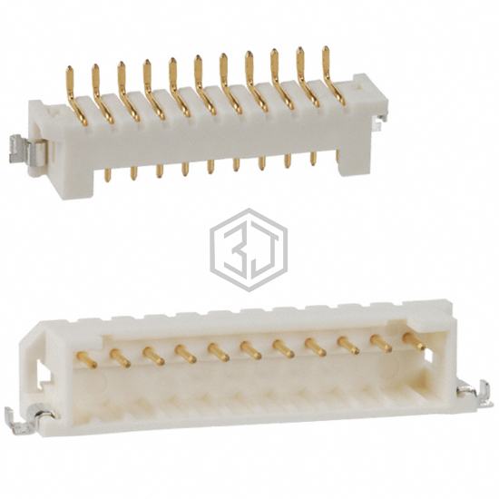 DF3EA-11P-2H(51) - Hirose Electric Co Ltd - Rectangular Connectors - Headers, Male Pins