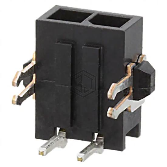 2-1445054-2 - TE Connectivity AMP Connectors - Rectangular Connectors - Headers, Male Pins