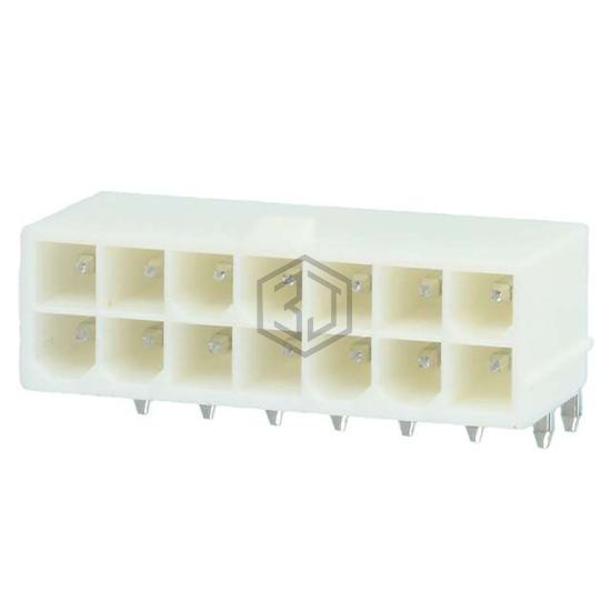 1-1586042-4 - TE Connectivity AMP Connectors - Rectangular Connectors - Headers, Male Pins