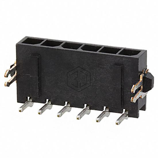 2-1445054-6 - TE Connectivity AMP Connectors - Rectangular Connectors - Headers, Male Pins