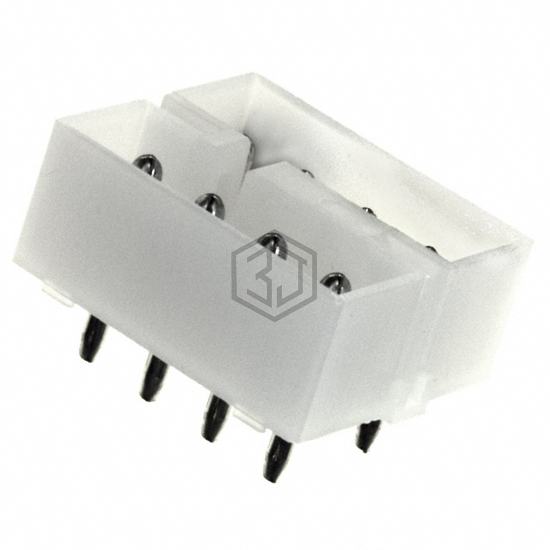 350426-1 - TE Connectivity AMP Connectors - Rectangular Connectors - Headers, Male Pins