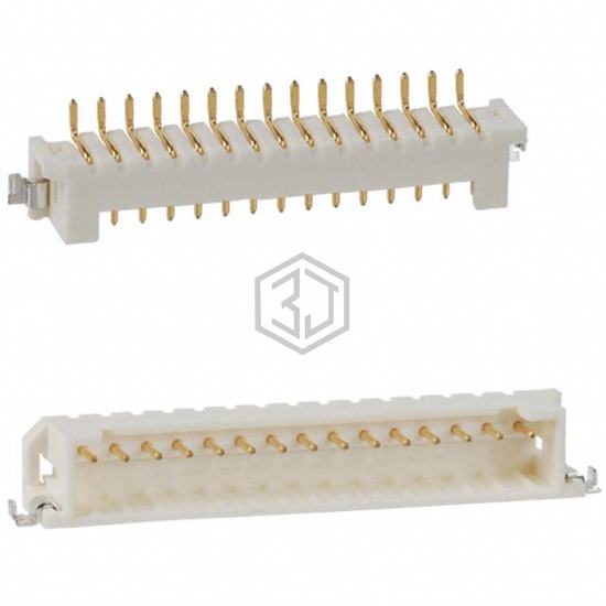 DF3EA-15P-2H(51) - Hirose Electric Co Ltd - Rectangular Connectors - Headers, Male Pins