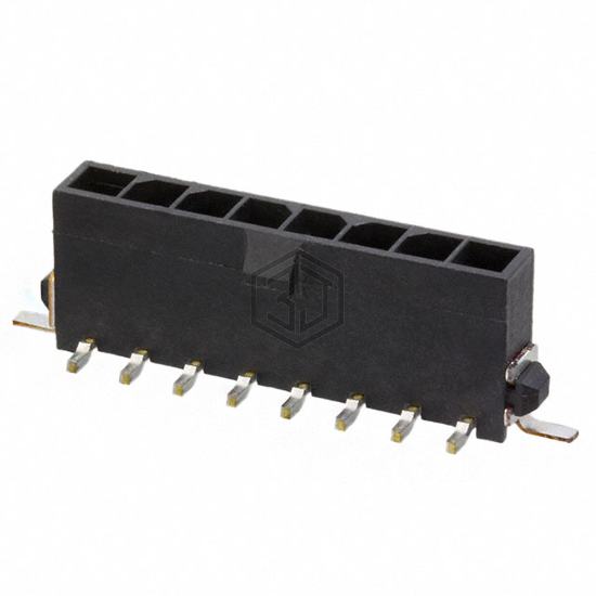2-1445087-8 - TE Connectivity AMP Connectors - Rectangular Connectors - Headers, Male Pins