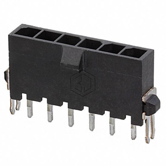 2-1445085-6 - TE Connectivity AMP Connectors - Rectangular Connectors - Headers, Male Pins
