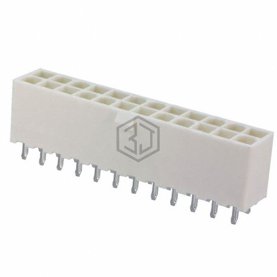 2-1586768-4 - TE Connectivity AMP Connectors - Rectangular Connectors - Headers, Male Pins