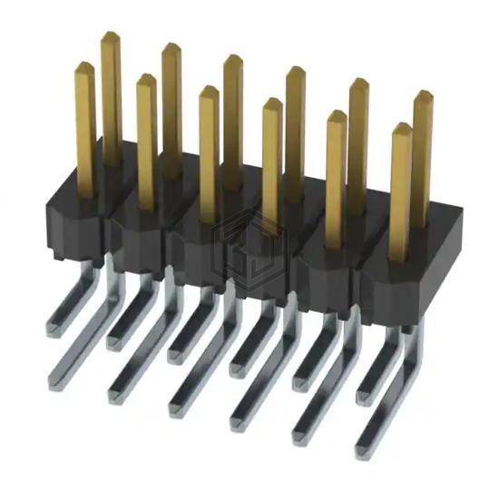 HTSW-106-08-L-D-RA - Samtec Inc. - Rectangular Connectors - Headers, Male Pins