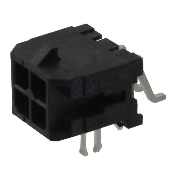 0430450407 - Molex - Rectangular Connectors - Headers, Male Pins