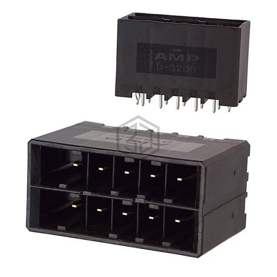 1-917657-2 - TE Connectivity AMP Connectors - Rectangular Connectors - Headers, Male Pins