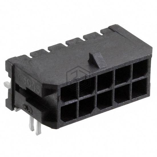 0430451008 - Molex - Rectangular Connectors - Headers, Male Pins