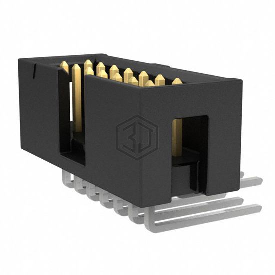 TST-107-04-L-D-RA - Samtec Inc. - Rectangular Connectors - Headers, Male Pins