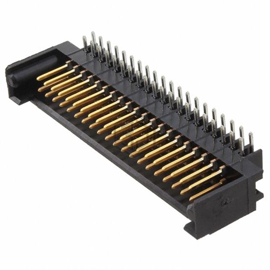102802-8 - TE Connectivity AMP Connectors - Rectangular Connectors - Headers, Male Pins
